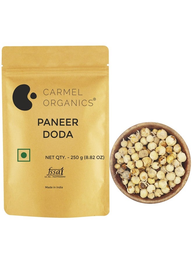 CARMEL ORGANICS CARMEL ORGANICS Paneer Doda 250gm Whole, Natural Indian Herb for Diabetes Management, Dried Paneer ke Phool for Health & Wellness, No Added Preservatives, Withania Coagulans  - Image 1