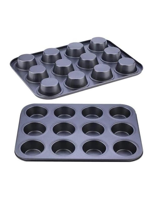 12-hole cupcake tray A cupcake tray that will save you time and effort. A tray with 12 holes for making cupcakes in the oven. The tray is made of very excellent material.