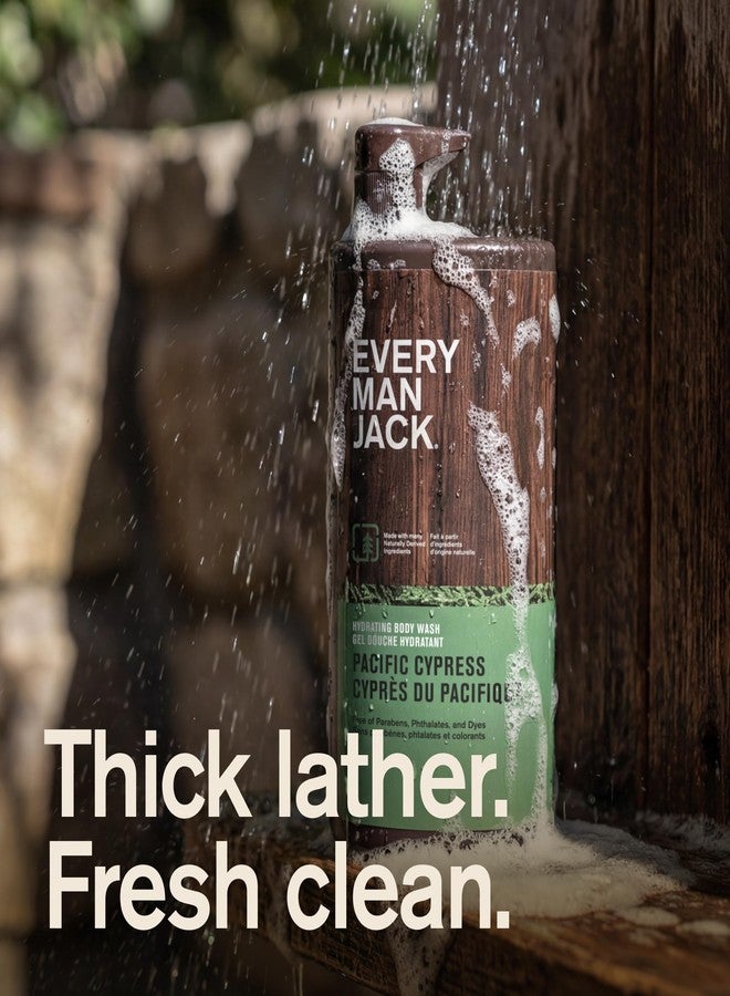 Every Man Jack Pacific Cypress Mens Body Wash for All Skin Types - Cleanse, Hydrate, and Smell Great - Free of Parabens, Phtalates, and Dyes - 33.8 fl oz (2 Pack) - Image 2