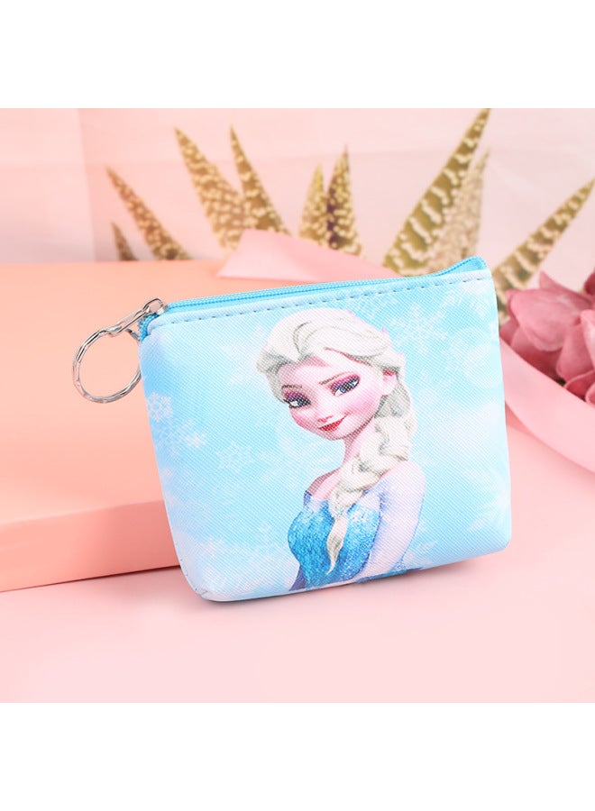 Cartoon Fashion Frozen Series Coin Purse Exquisite Personality Durable Pu Leather Wallet
