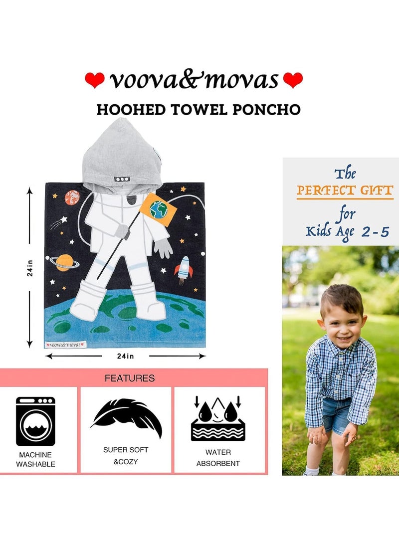 عام منشفة حمام للأطفال بغطاء رأس (2-6 سنوات)، ماصة للغاية، منشفة حمام للفتيان والفتيات، مثالية للاستحمام في الصيف، والبركة، والسباحة، والشاطئ. - Image 4