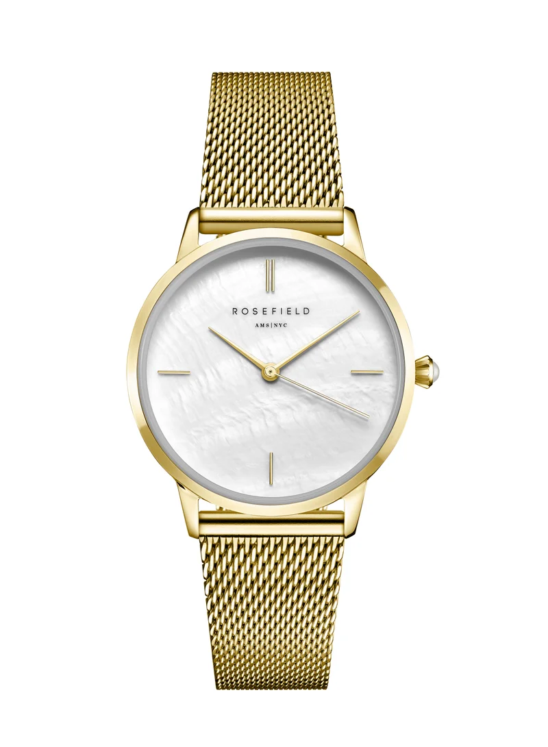 روزفيلد Rosefield Pearl Edit Mesh White MOP Gold - RMGMG-R06