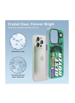 Mezone Destroyer iPhone 14 Pro Max MagSafe Case, Shockproof & Anti-Yellowing Phone Case Reinforced Corners with Airguard, Green  - Image 5
