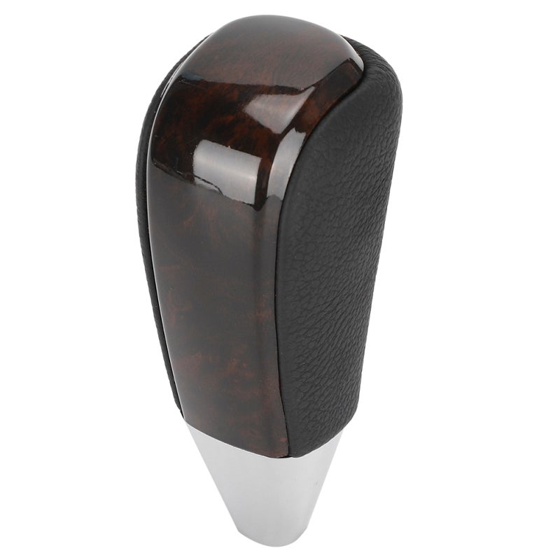 Car Gear Shift Knob: Premium PU Leather & Acrylic Material - Antiwear Corrosion Resistant Comfortable Grip Gear Shifter Replacement for Toyota Land Cruiser 2008-2017 - Image 2