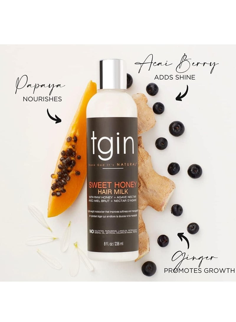 تجين حليب الشعر بالعسل الحلو مع رحيق العسل والصبار، 8 أونصة، مرطب - Image 4