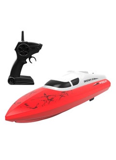 NIBEMINENT Remote control boat wireless electric long-life high-speed 2.4G rechargeable speedboat model water children's mini  - Image 1
