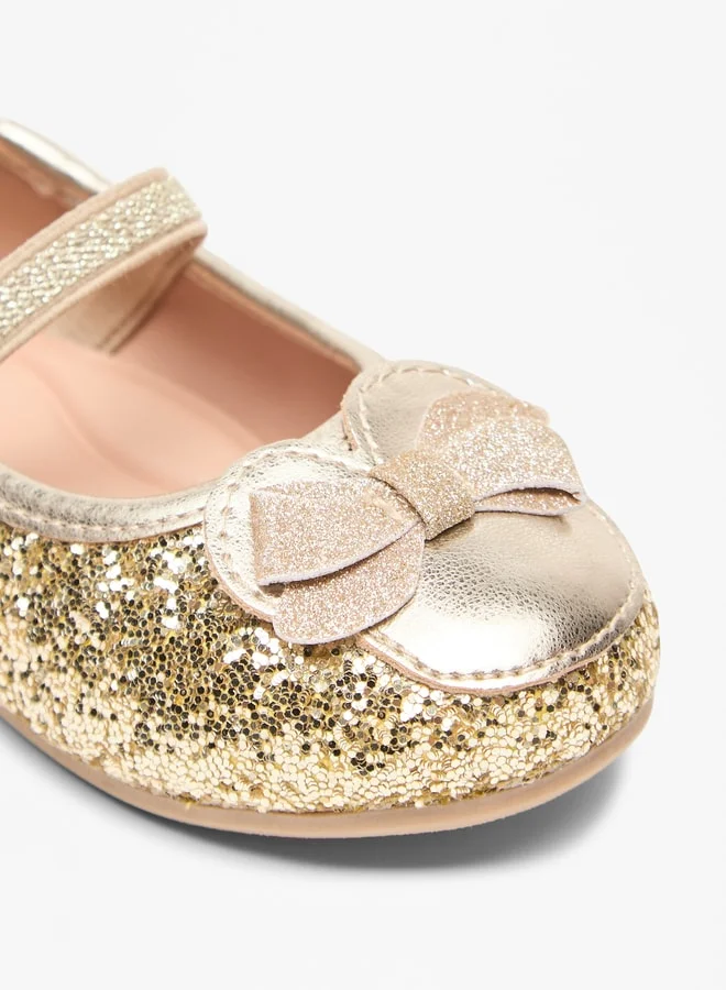 Disney Girls Minnie Mouse Applique Slip-On Mary Jane Shoes