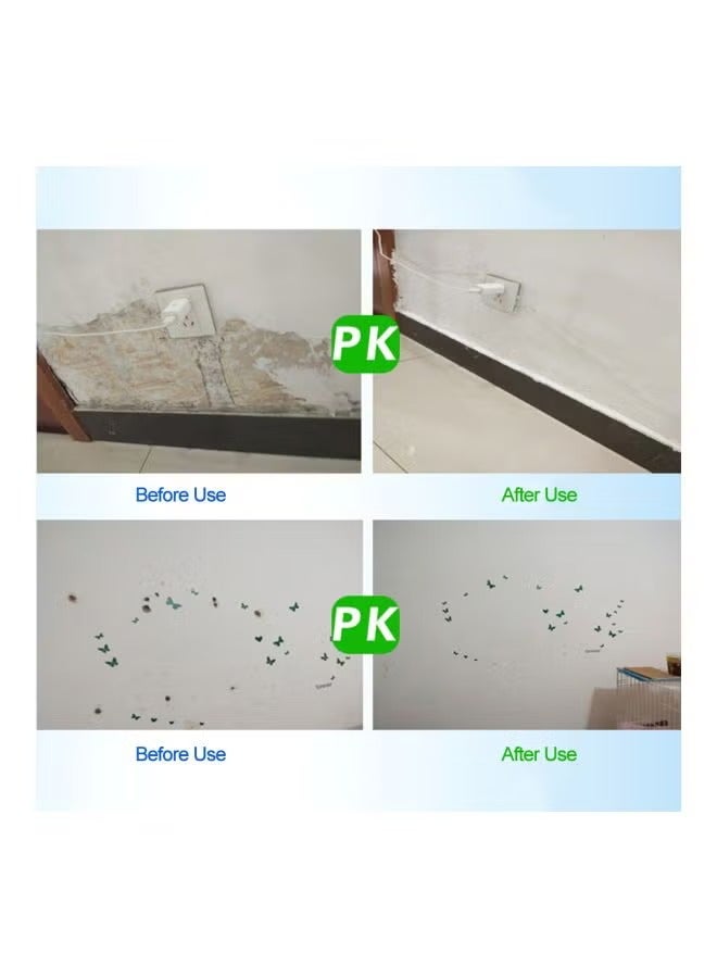 Wall Mending Ointment Cream With Scraper Wall Spackle Repair Paste Wall Mending Agent Fill The Holes For Home Wall Plaster Dent Easy Solution, For Wall, Wood And Plaster 250G - Image 2
