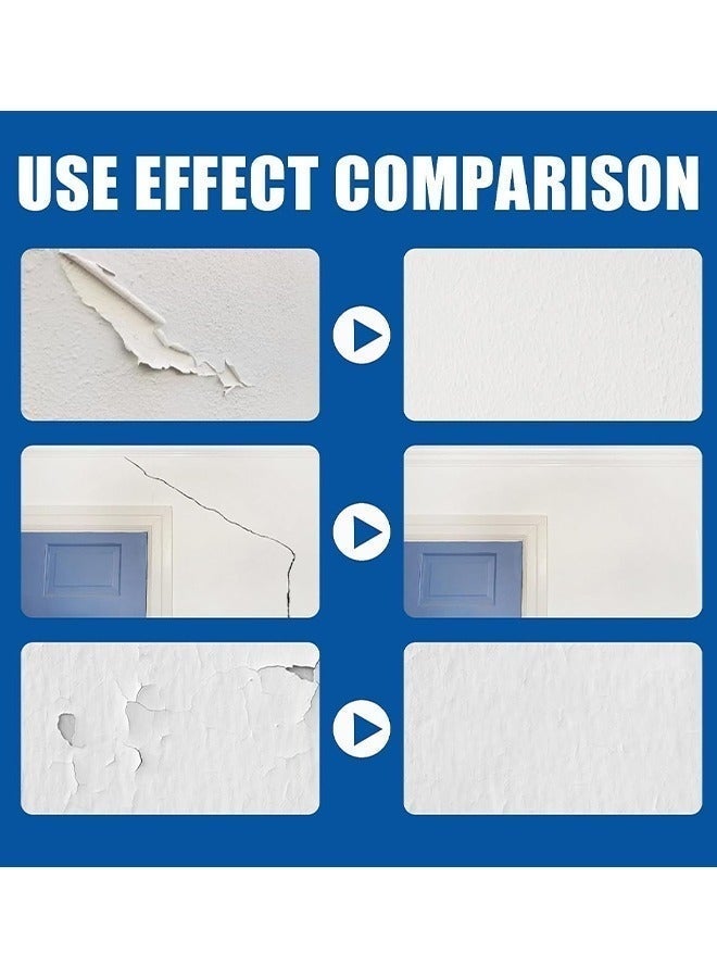 معجون إصلاح الجدران - إصلاح سريع للشقوق والثقوب، مقاوم للماء ودائم، مثالي للجدران الداخلية والخارجية - Image 2
