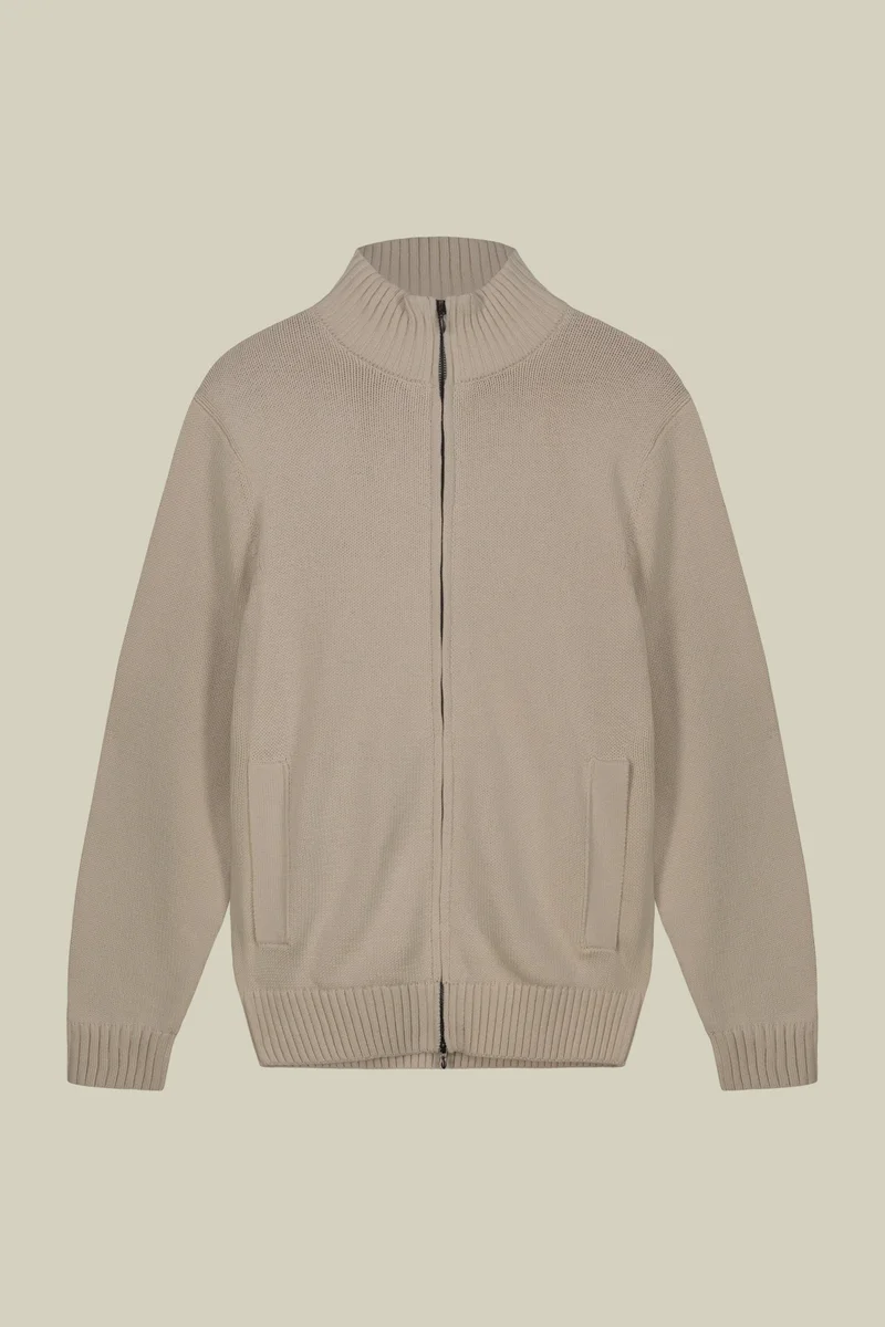 Doppelganger  Men's 100% cotton cardigan - Off White for Men | Best Price UAE