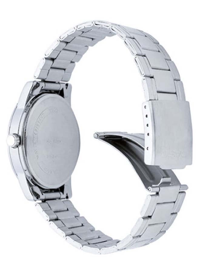 CASIO Men Water Resistant Analog Watch MTP-V001D-7B - 38 mm - Silver - Image 2