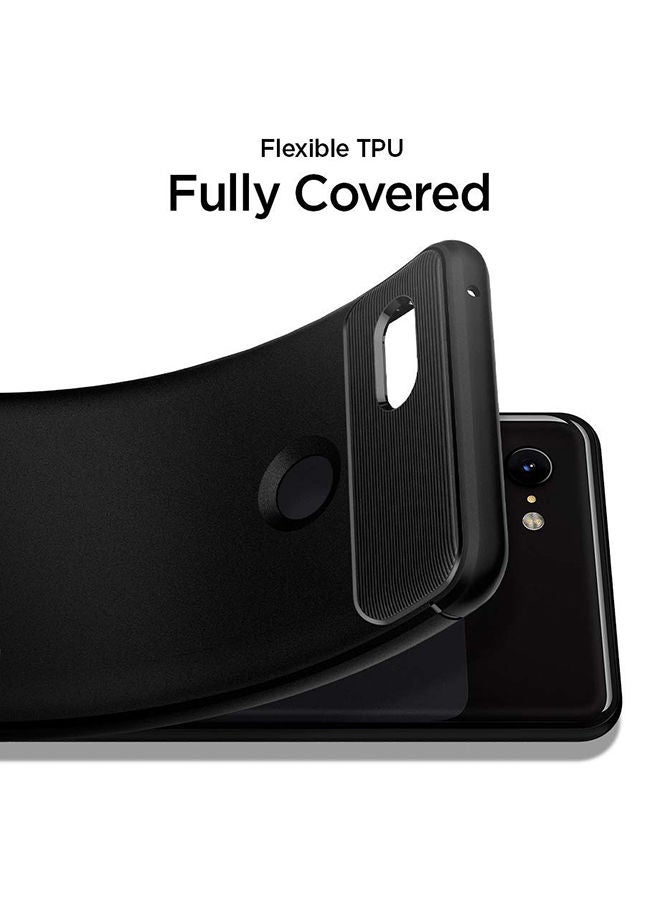 NIBEMINENT Rugged Armor Protective Cover For Google Pixel 3 Matte Black - Image 4