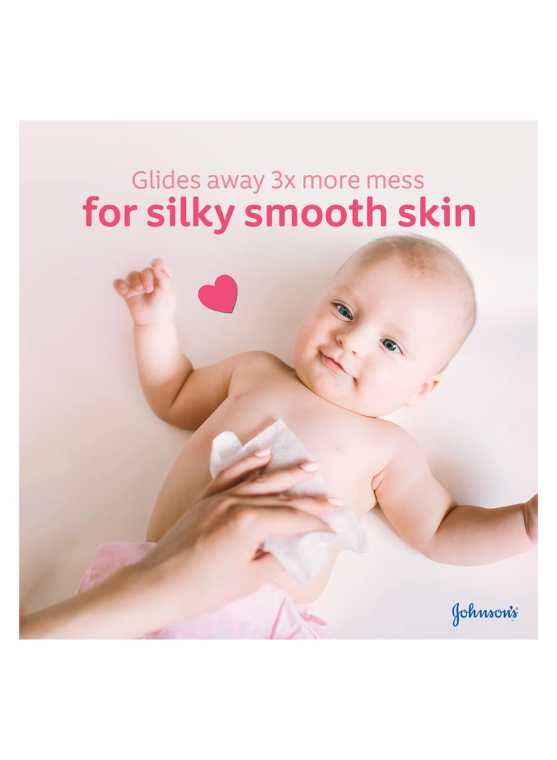 Johnson's Gentle All Over Baby Wipes 72 - Image 2