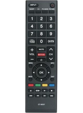 Ct 8037 Replaced Remote Control Applicable For Toshiba Tv 40L3400 40L3400U 50L3400 50L3400U 58L5400 58L5400U 58L5400Uc 65L5400 65L5400U 65L5400Uc 50L3460Um 32Av623D 37Av607P 40Lv675D - pzsku/Z373829D793B363748741Z/45/_/1740992173/f7b01418-9466-49cd-a20c-d51e0164ceab