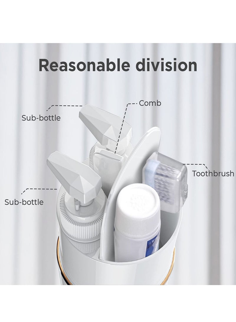 Y&D 5 in 1 Travel Toothbrush Case with Lid Portable Holder Toiletry Cup Camping School Container Wash Set - Image 5