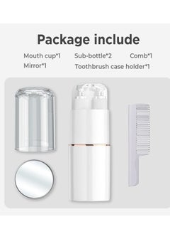 5 in 1 Travel Toothbrush Case with Lid Portable Holder Toiletry Cup Camping School Container Wash Set - pzsku/Z37382ECE21BC1FC25A02Z/45/_/1685095251/53259658-b33e-49b2-bfa3-f0ef26df4b2d