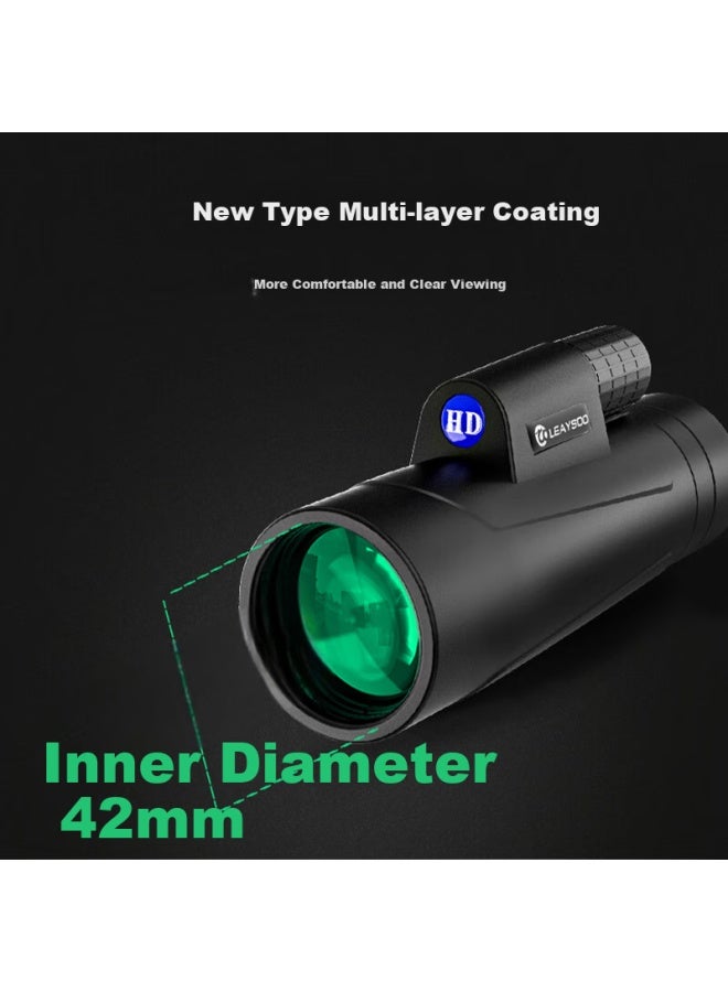 Leaysoo Levenhuk Levenhuk Rainbow 10X42 High-Powered High-Definition Professional Outdoor Concerts Sports Events Birdwatching Monocular Telescope - Image 2