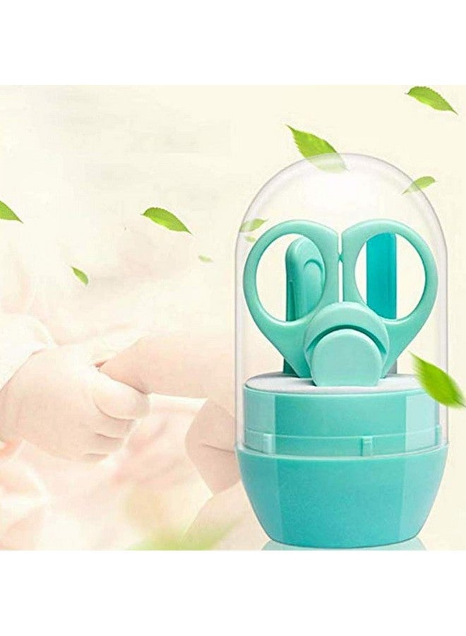 Emoly Baby Manicure Set, 4-in-1 Baby Grooming Kit, Premium Stainless Steel, Baby Nail Clippers, Scissor, File & Tweezer, Baby Nail Care Kit for Newborn, Infant & Toddler (Green) - Image 1