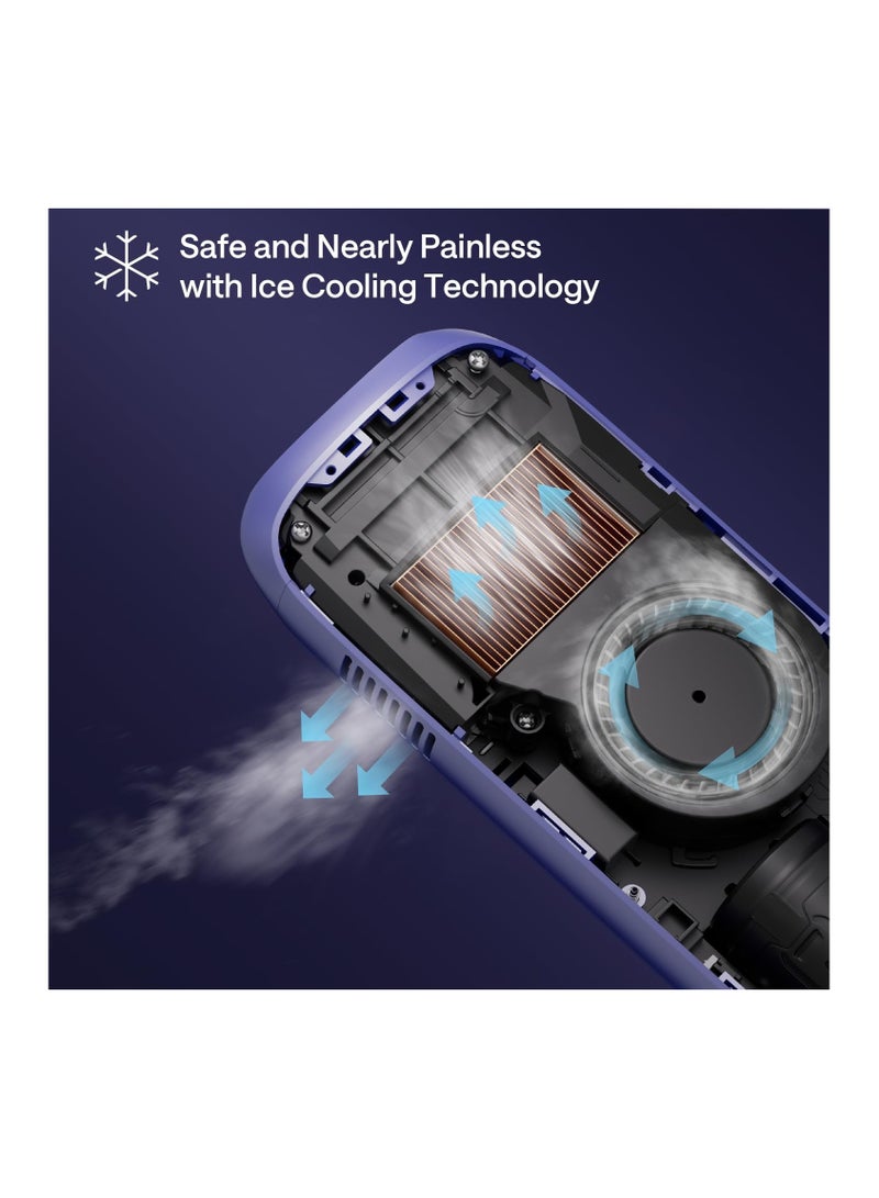 Ulike Laser Hair Removal device for Women and Men, Air 3 Ice-Cooling IPL Device Hair Removal for Nearly Painless & Long-Lasting Results, 3 Modes & Auto Flashing for Fast Full Body Hair Removal from Home, with leather case, Purple - Image 4