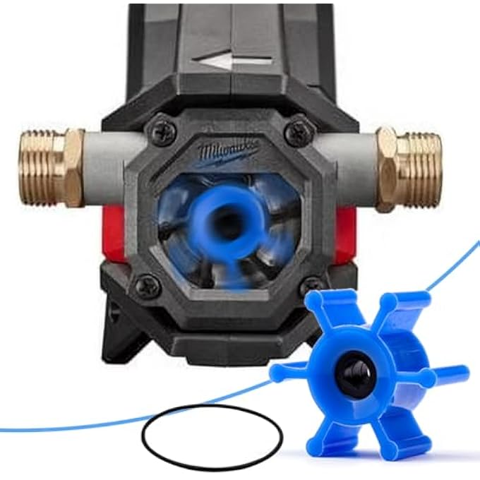 REPLACEMENT IMPELLER COMPATIBLE WITH MILWAUKEE M18 TRANSFER PUMPS REPLACES 49-16-2771 - Image 2