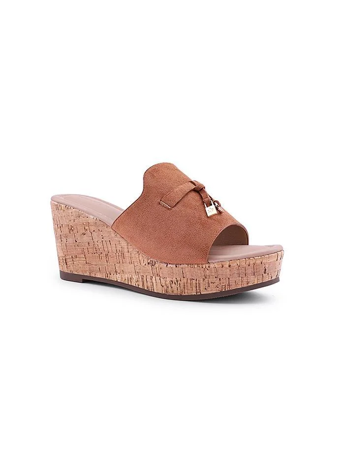 أيقون صنادل سهلة الارتداء مزينة بالكريستال