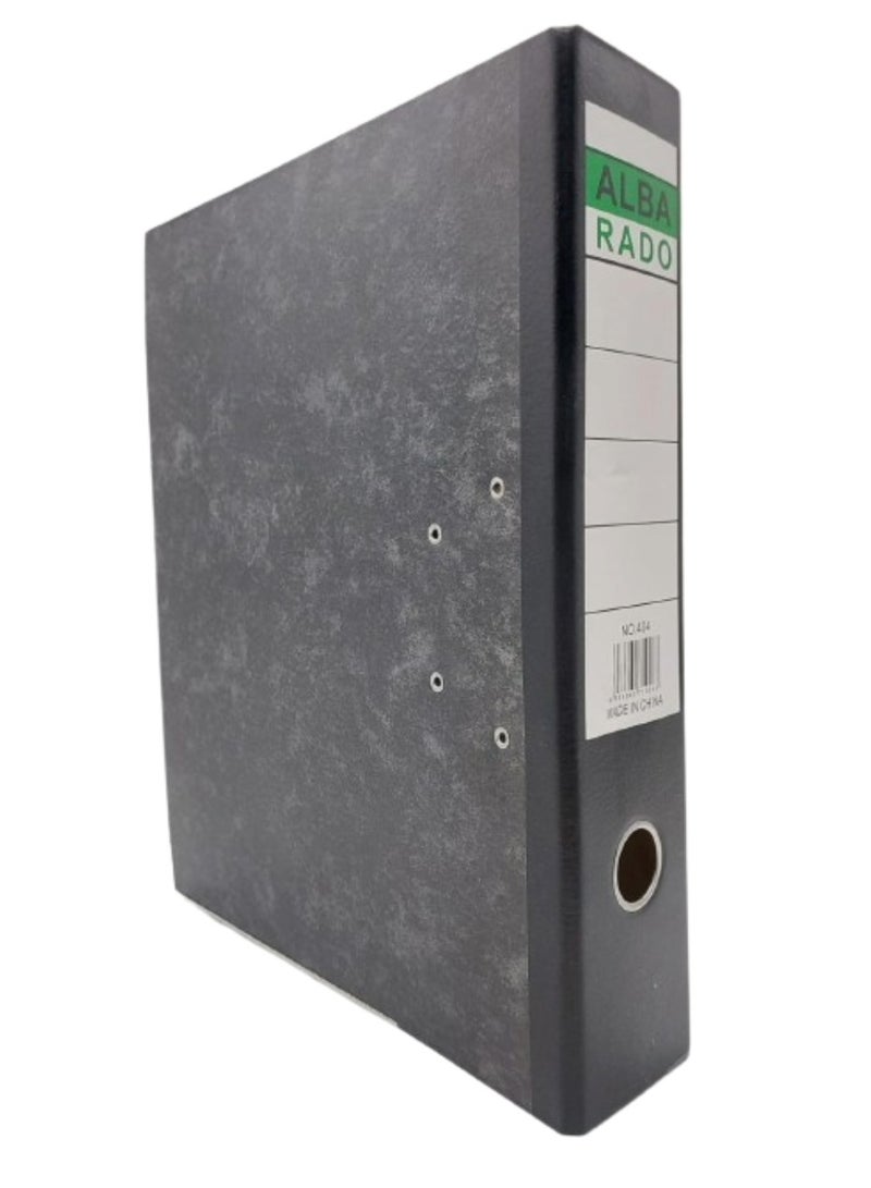 ألبا رادو ملف ألبا رادو 7 سم، A4، أسود، كرتون انجليزي - Image 2