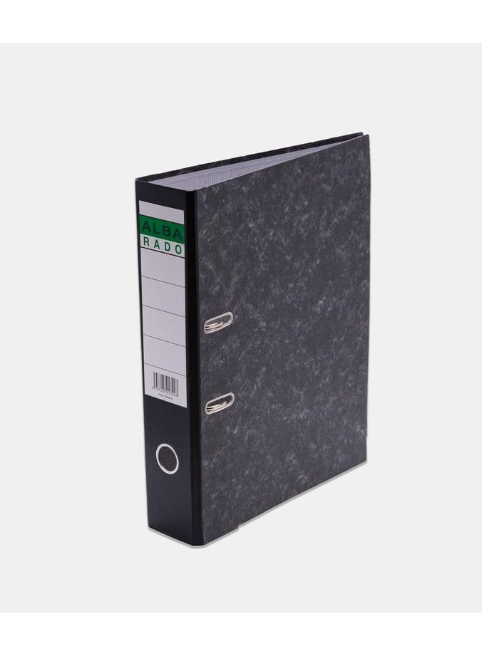ألبا رادو ملف ألبا رادو 7 سم، A4، أسود، كرتون انجليزي - Image 1