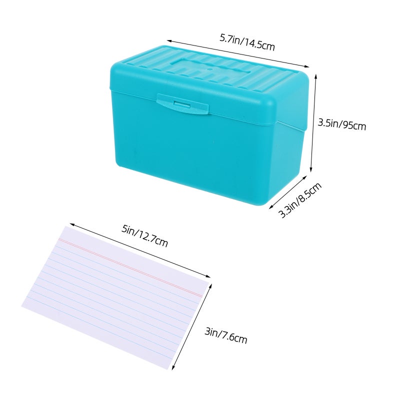 1 Set Index Card Holder Index Cards with Box Organizer Flash Card Holder Note Index Card Case for Index Cards Note Cards - Image 3