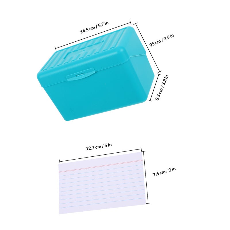 1 Set Index Card Holder Index Cards with Box Organizer Flash Card Holder Note Index Card Case for Index Cards Note Cards - Image 2