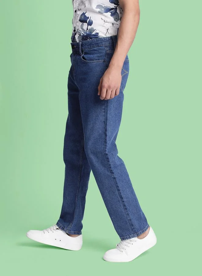 Styli Men Pure Cotton Relaxed Fit Jeans By Bene Kleed