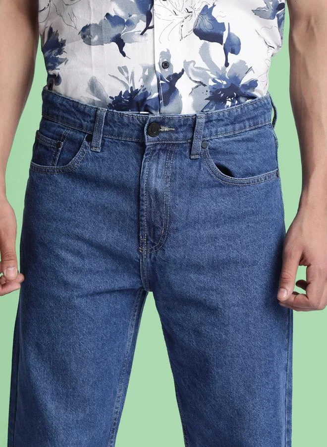 Styli Men Pure Cotton Relaxed Fit Jeans By Bene Kleed