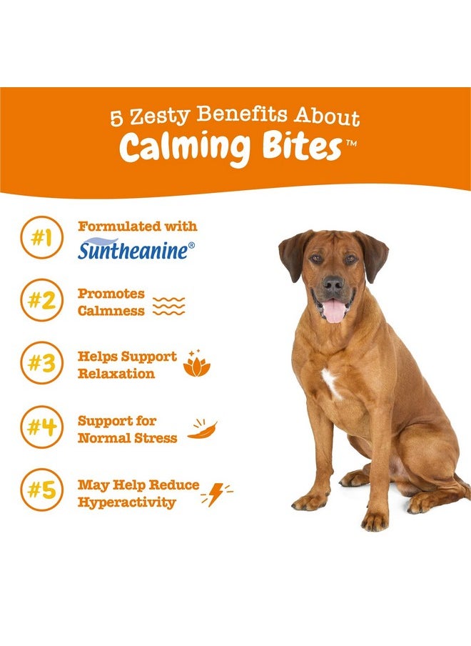 Zesty Paws Calming Chews For Dogs Composure & Relaxation For Everyday Stress & Separation Peanut Butter 90 Count  - Image 2