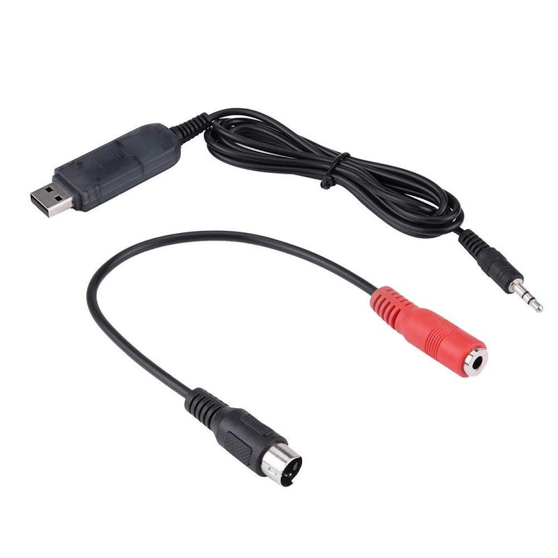 klarako USB Cable Connecting Cable USB Dongle Cable Set with Audio/Adapter Cable for 22 in 1 Quadcopter Flight Simulator Remote Controller - Image 1