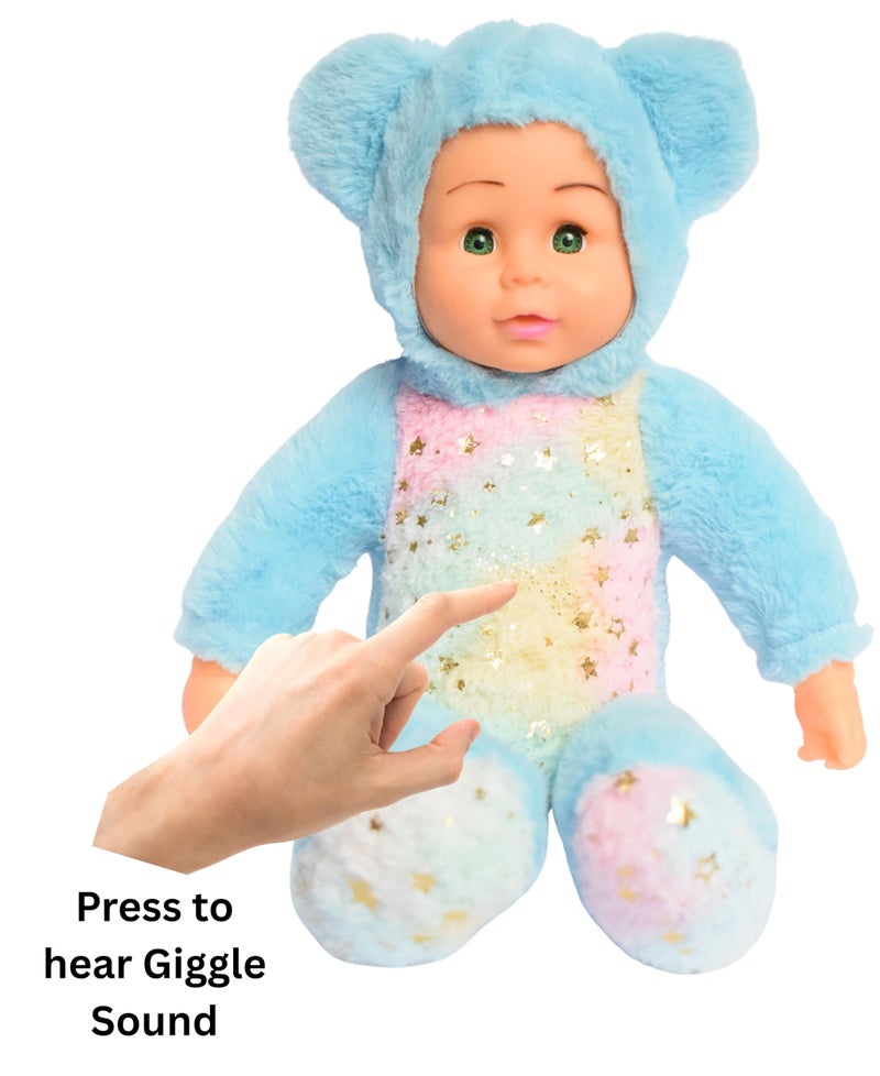 EL FIGO Doll for Girls Musical Baby Doll for Girls/Soft Plush Stuffed Toy with Sound/Birthday Gift - Return Gift for Kids - Image 4
