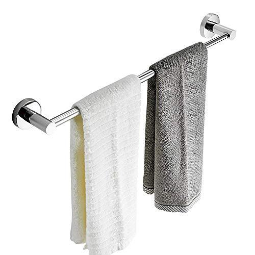 SYNERGY - Premium - Stainless Steel 24 Inch Towel Rod/Towel Rods for Bathroom/Towel Bars/Hangers/Stands/Towel Holders/Bathroom Accessories (Chrome Finish) SY-TH12 - Image 1