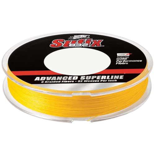 Sufix 832 Advanced Superline Braid, Hi-Vis Yellow, 20-Pound/150-Yard Spool (660-020Y) - Image 2