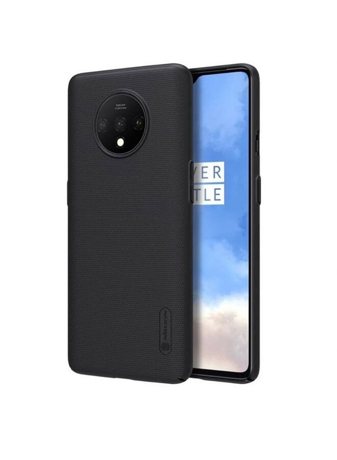 Nillkin Super Frosted Shield Hard Back Case Cover For Oneplus 7T Black - Image 1
