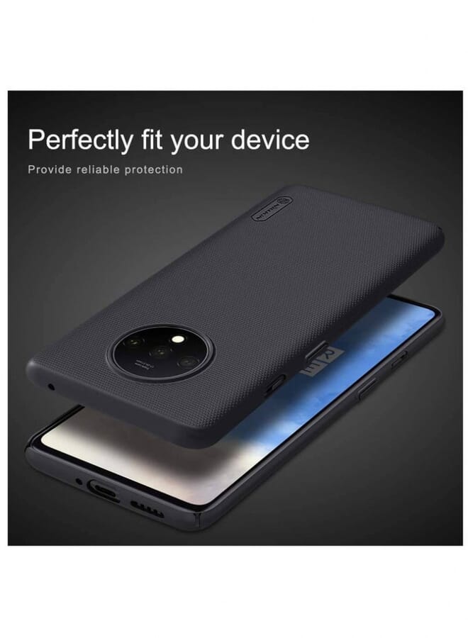 Nillkin Super Frosted Shield Hard Back Case Cover For Oneplus 7T Black - Image 3