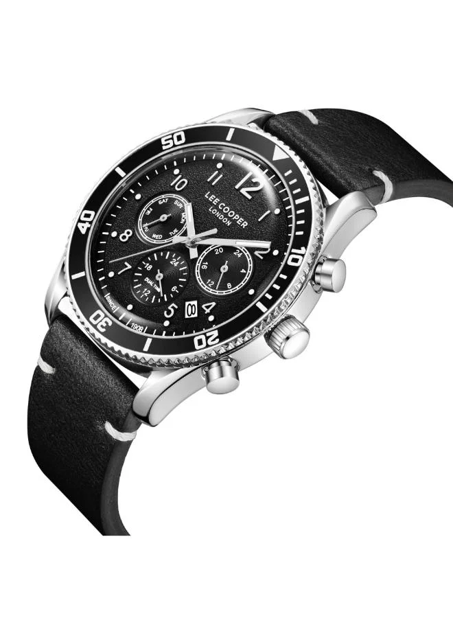 Lee Cooper Men's Leather Multi Function Watch LC08260.351 - 42 mm
