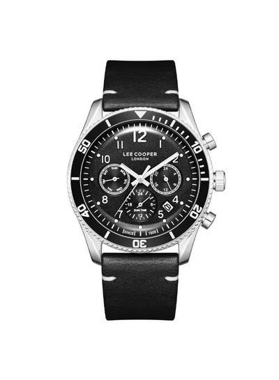 Lee Cooper Men's Leather Multi Function Watch LC08260.351 - 42 mm