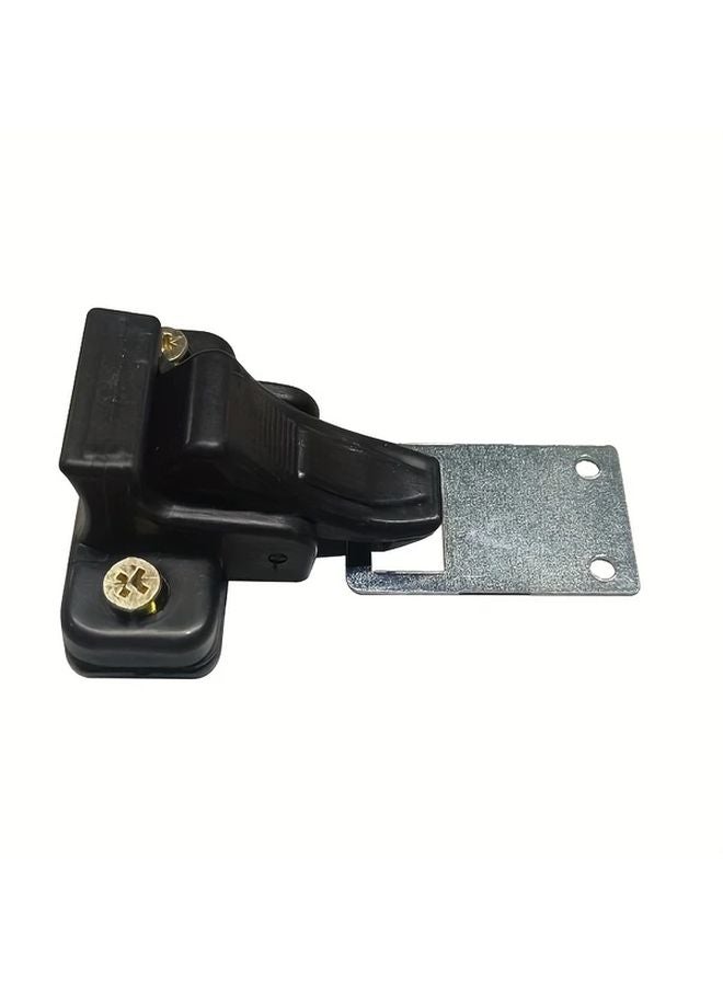 1pc RV Window Glass Lock Buckle Durable Black Plastic Secure Hold Easy Installation - Image 1