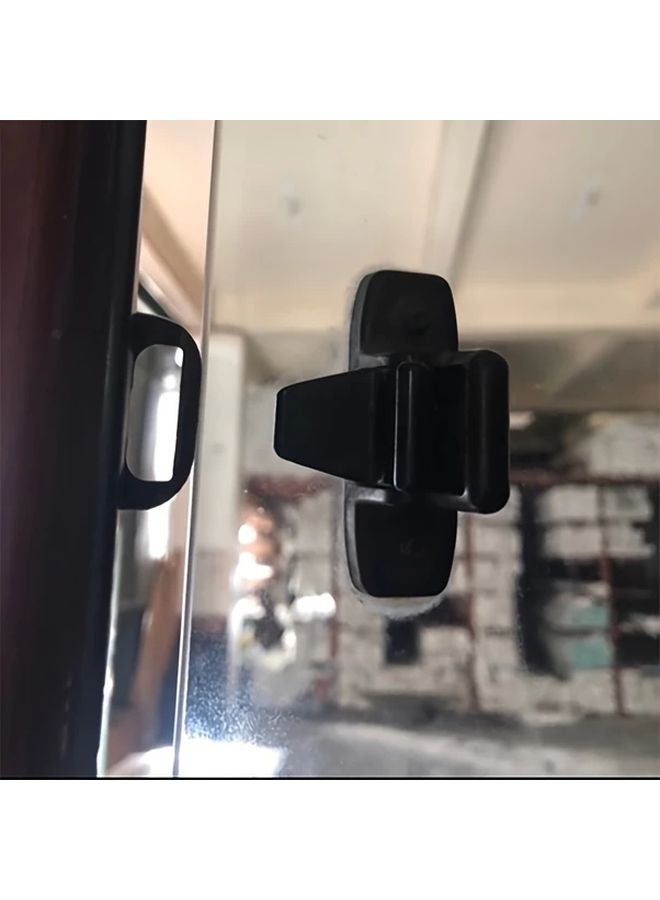 1pc RV Window Glass Lock Buckle Durable Black Plastic Secure Hold Easy Installation - Image 3