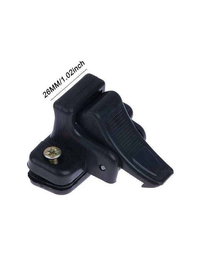 1pc RV Window Glass Lock Buckle Durable Black Plastic Secure Hold Easy Installation - Image 4