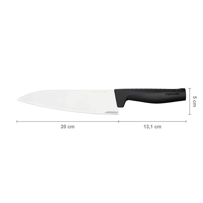 FISKARS Handle Plastic with Softgrip Blade Japanese Stainless Steel Hard Edge Large Cooks Knife 1051747 - Image 2