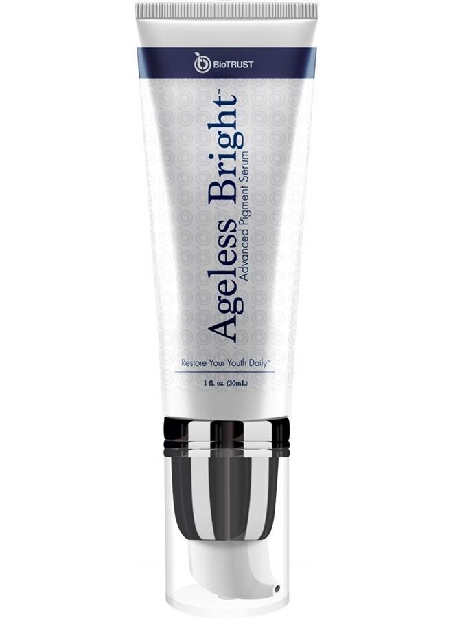 BioTrust Ageless Bright Skin Brightening Serum, Helps Reduce the Appearance of Dark Spots for Smoother, Younger, More Even Look to Reveal a Brighter Complexion Naturally, 1 fl. oz. - Image 1