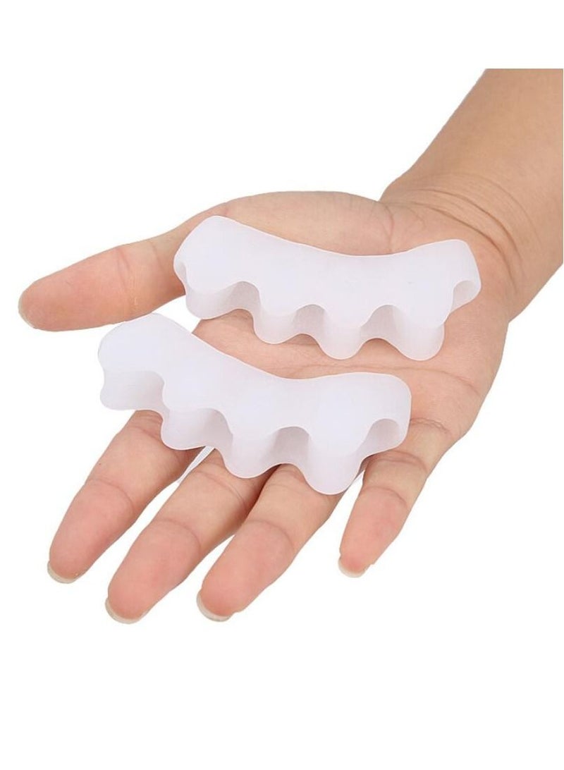 DubaiGallery Gel Toe Separator,Bestrice Toe Spacers Rubber Toe Stretchers Used for Sports Activities, Yoga Practice & Running for Men and Women Bunion Pain Relief Toe Straightener Achilles Stretcher (1 pair) - Image 3