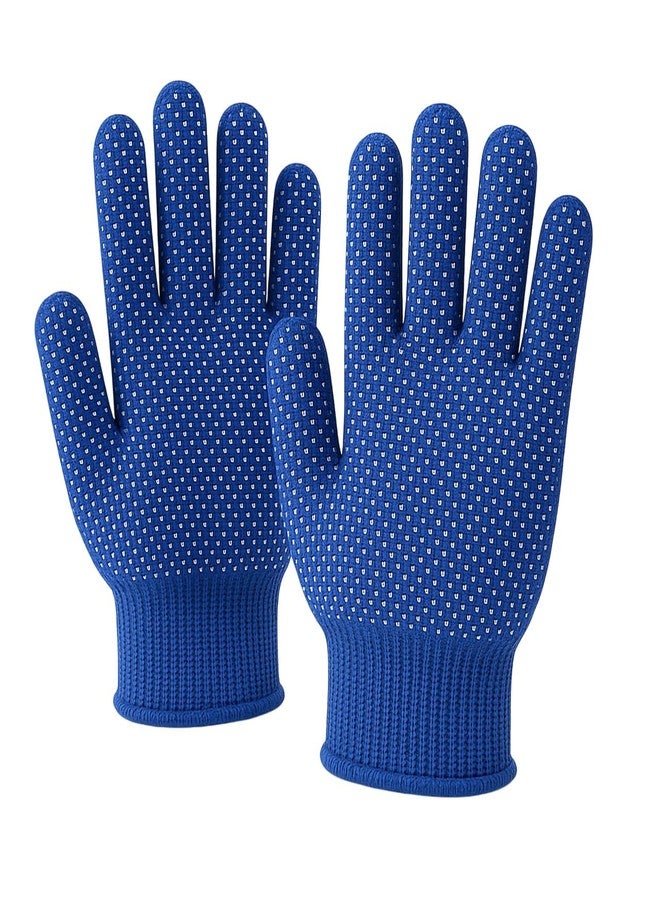 Spocco | PVC Doted Cotton Tennis Cricket Batting Gloves - Comfortable & Durable Full Gripping Bat Hand Gloves for Winter, Texting, Cycling, Driving, Exercise & Sports | 65 - Image 1