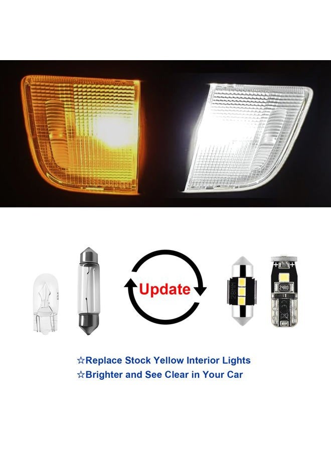 EASY EAGLE LED Interior Car Lights for Toyota-RAV4-2016-2022: 8 Piece Kit White LED Light Bulbs - Super Bright 6000K + Install Tool - Image 4