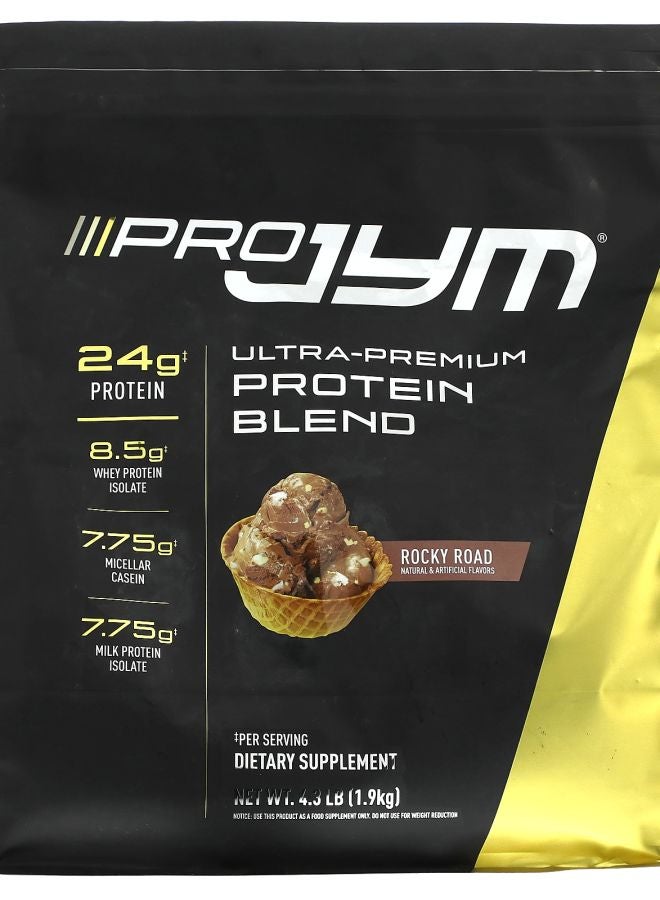 JYM Supplement Science برو جيم مزيج بروتين فائق الجودة روكي رود 4.3 رطل (1.9 كجم)