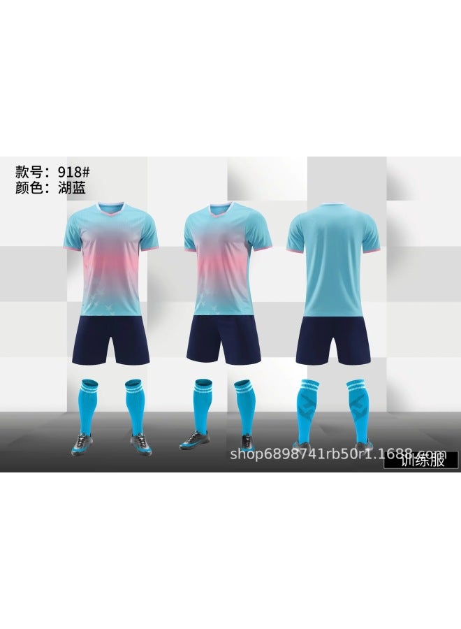 -lake Blue Football Jersey - Image 1